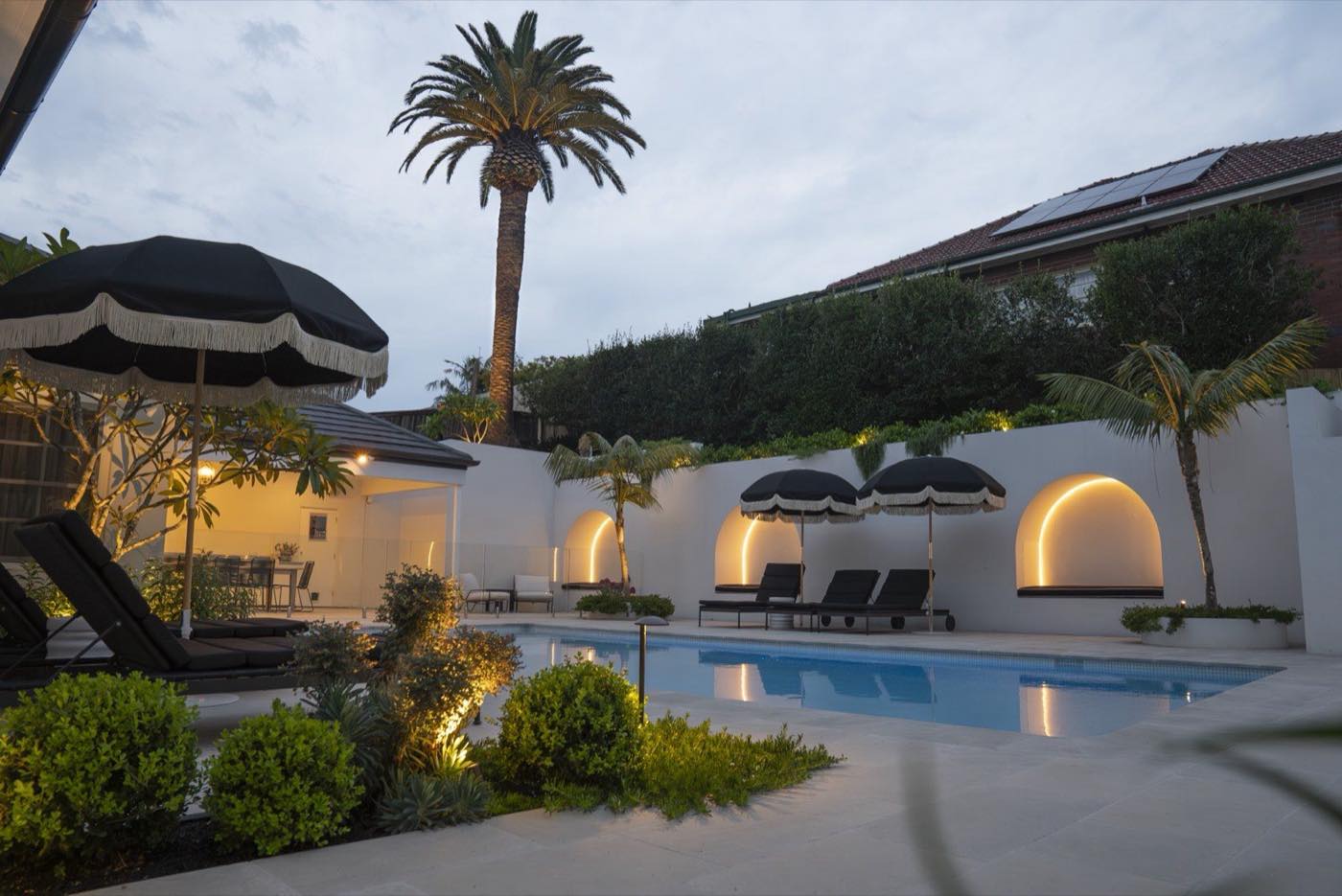 DM Electrical garden and pool lighting installation at Balgowlah